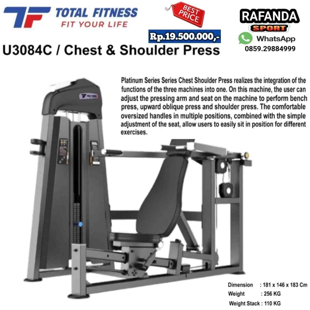 Chest & Shoulder Press U3084C