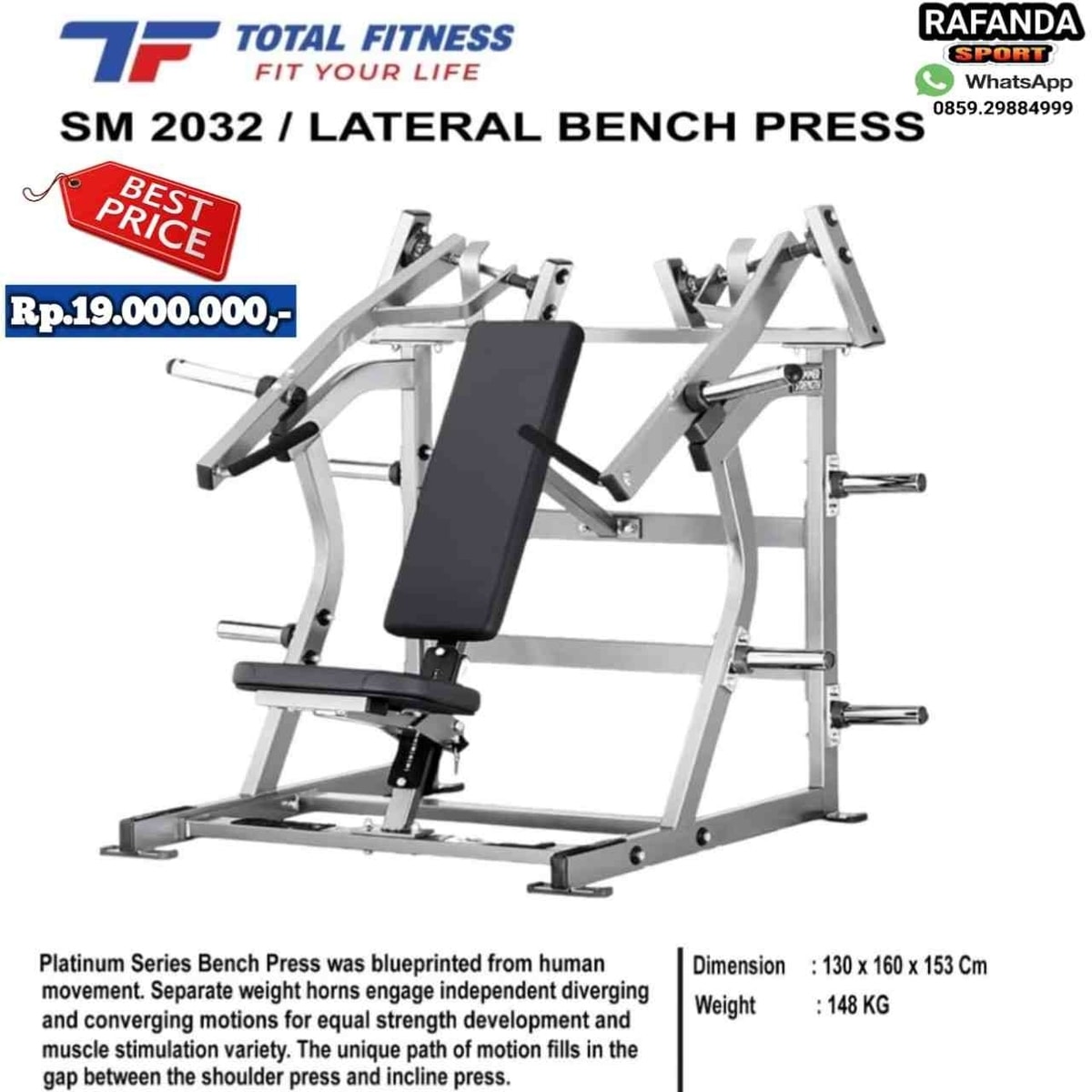 Lateral Bench Press SM2032