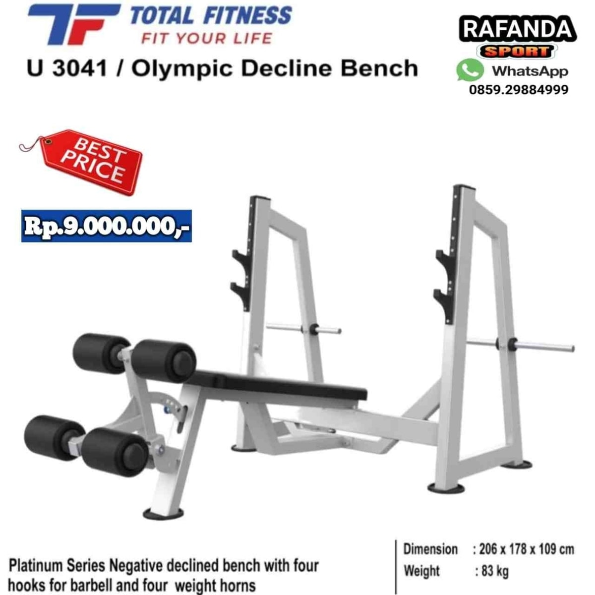 Olympic Decline Bench U3041