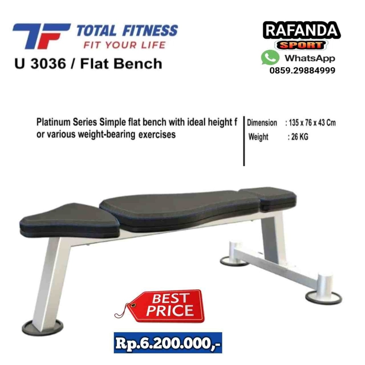 Flat Bench U3036