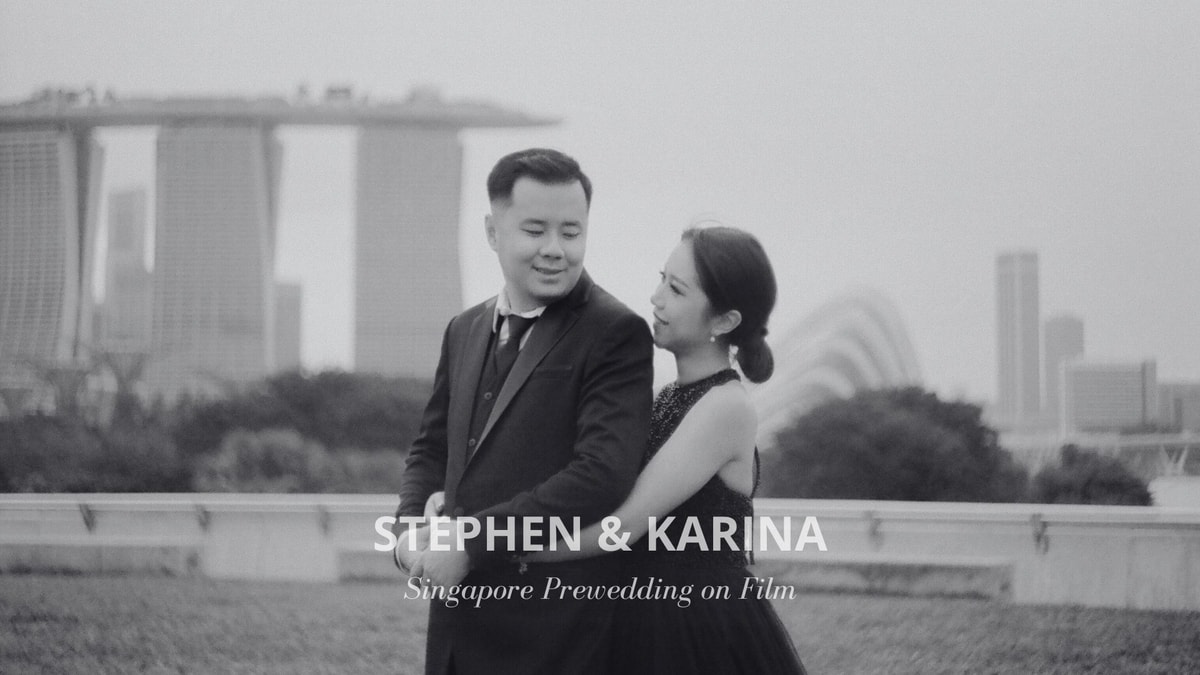 stephen karina prewedding on film