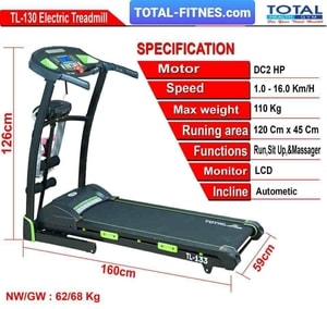 Spesifikasi Treadmill Elektrik TL130