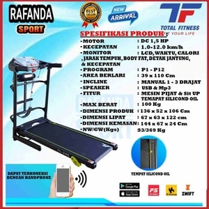 Treadmillelektrik_3in1_rafandasport_totalfitness