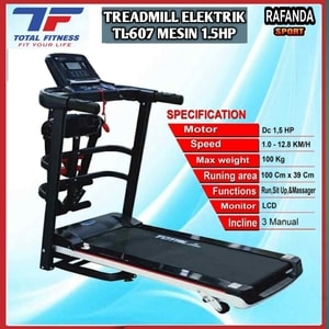 Alat Fitness Treadmill Elektrik Tl607