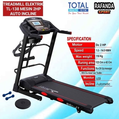 Alatfitness Treadmill Elektrik