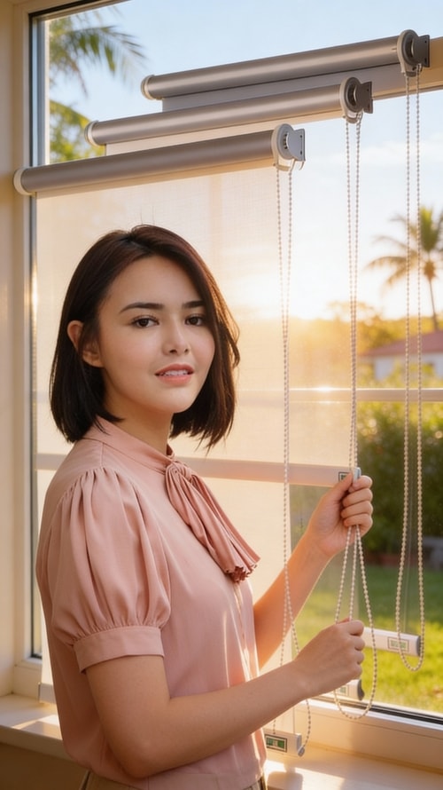 002 - Roller Blind blackout 100%