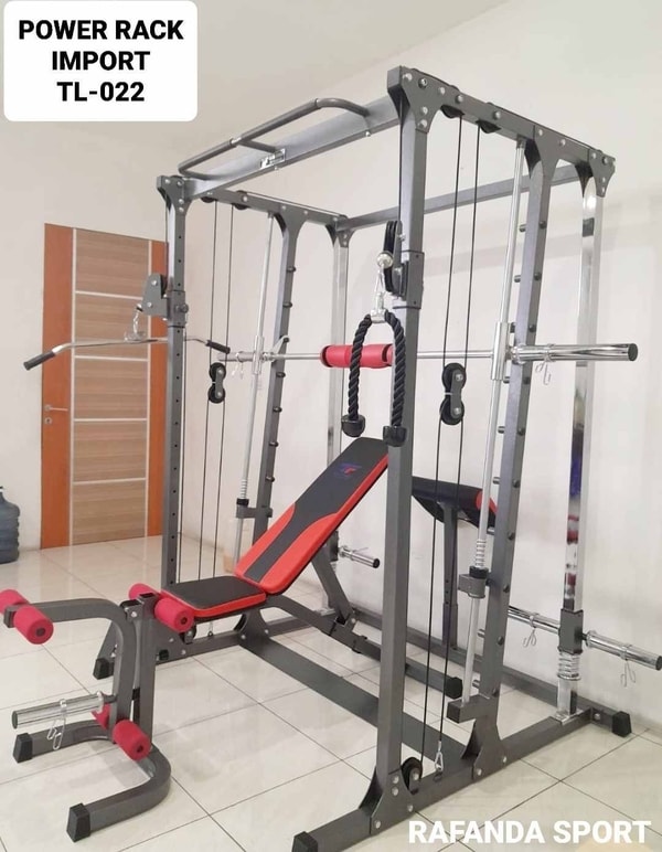 "Alat gym fitness power rack tl022"