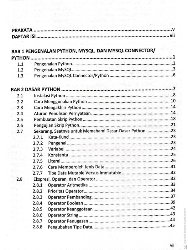 Jual Buku Langkah Mudah Pemrograman Database Menggunakan Python Dan Mysql 4219