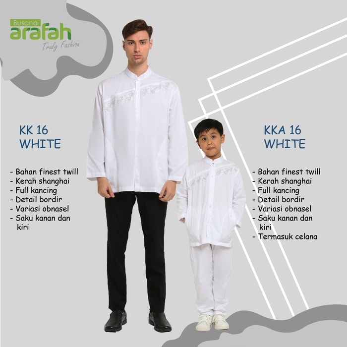 Baju Couple Muslim yang Membuat Ayah dan Anak  Semakin Kompak
