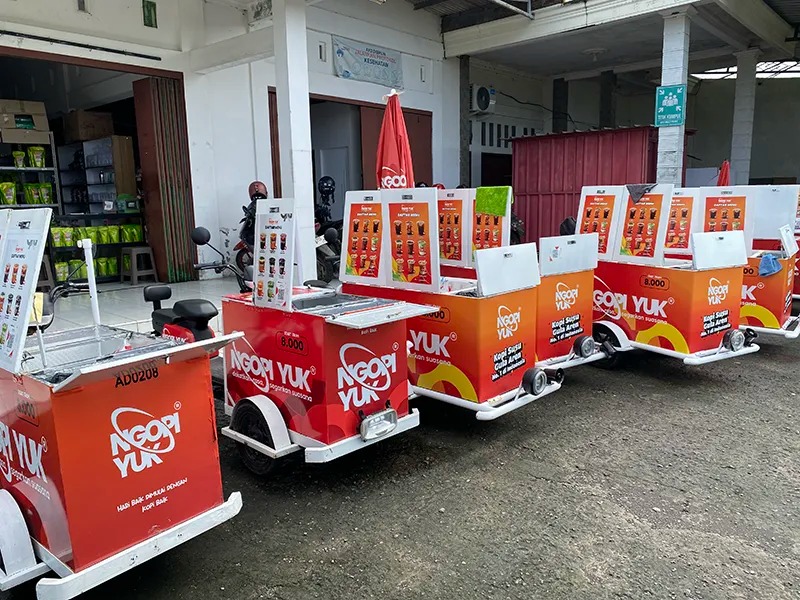 Analisis Keuntungan Bisnis Kopi Sepeda: Simulasi Omzet Harian Paket Kemitraan Ngopi Yuk yang Transparan