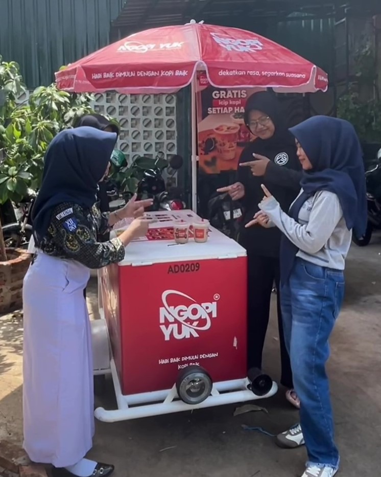 usaha kopi keliling kekinian