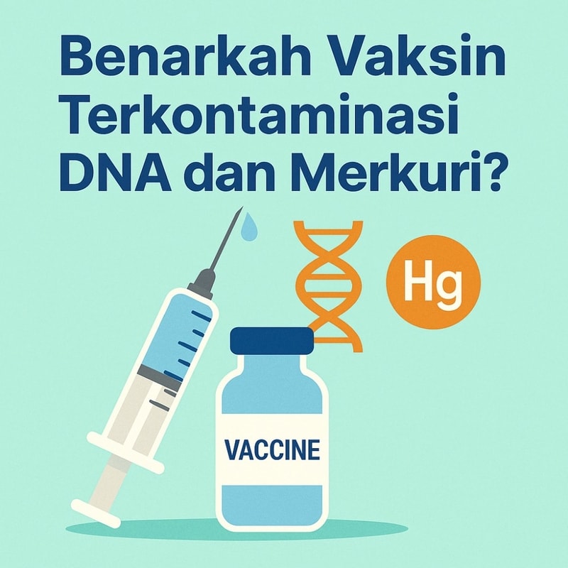 Benarkah Vaksin Terkontaminasi DNA dan Merkuri?